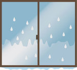 【アトピーと乾燥肌】冬場の窓の結露で空気が乾燥する