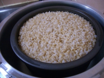 圧力鍋で炊く玄米