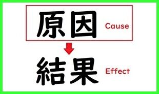 「原因」あって「結果」あり